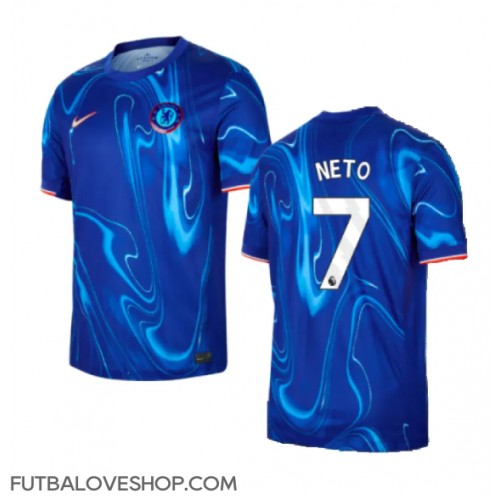 Dres Chelsea Pedro Neto #7 Domáci 2024-25 Krátky Rukáv